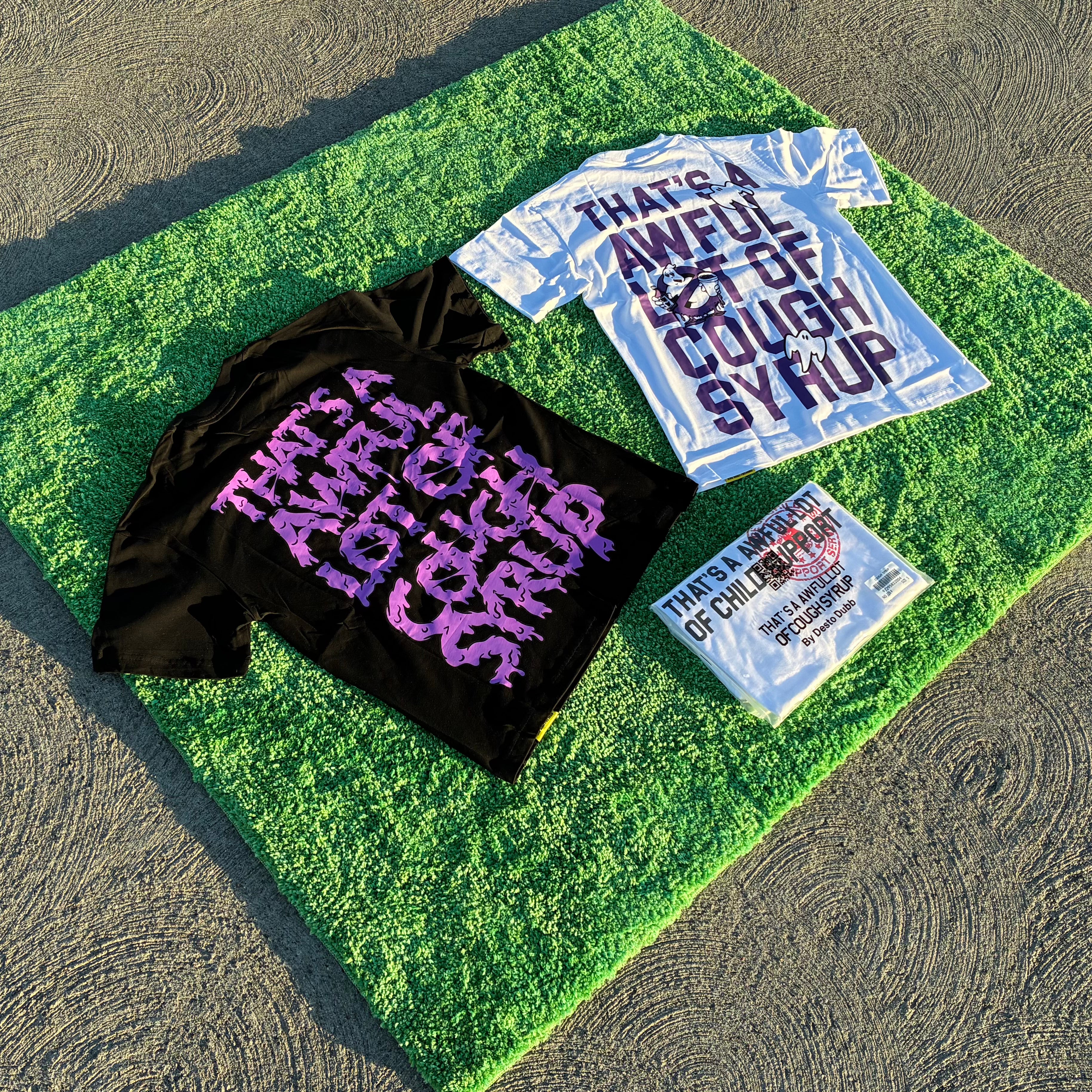 Awful Lot of Cough Syrup Tees